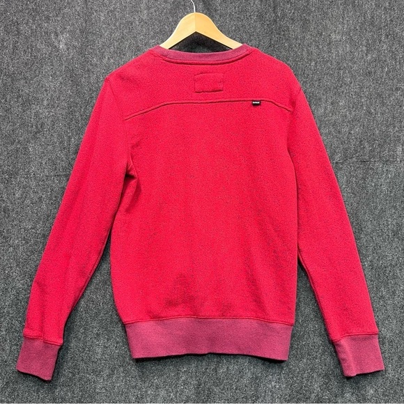 Hurley Men’s Red Pullover Sweatshirt Size S - Picture 9 of 11